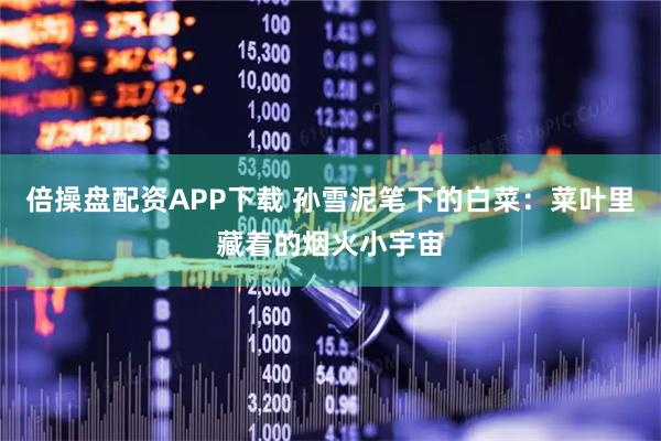 倍操盘配资APP下载 孙雪泥笔下的白菜：菜叶里藏着的烟火小宇宙